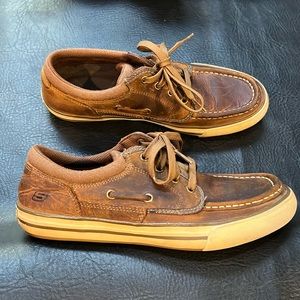 Mens Skechers Leather Shoes